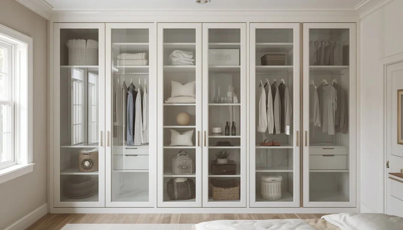 Glass-Door Wall Closet