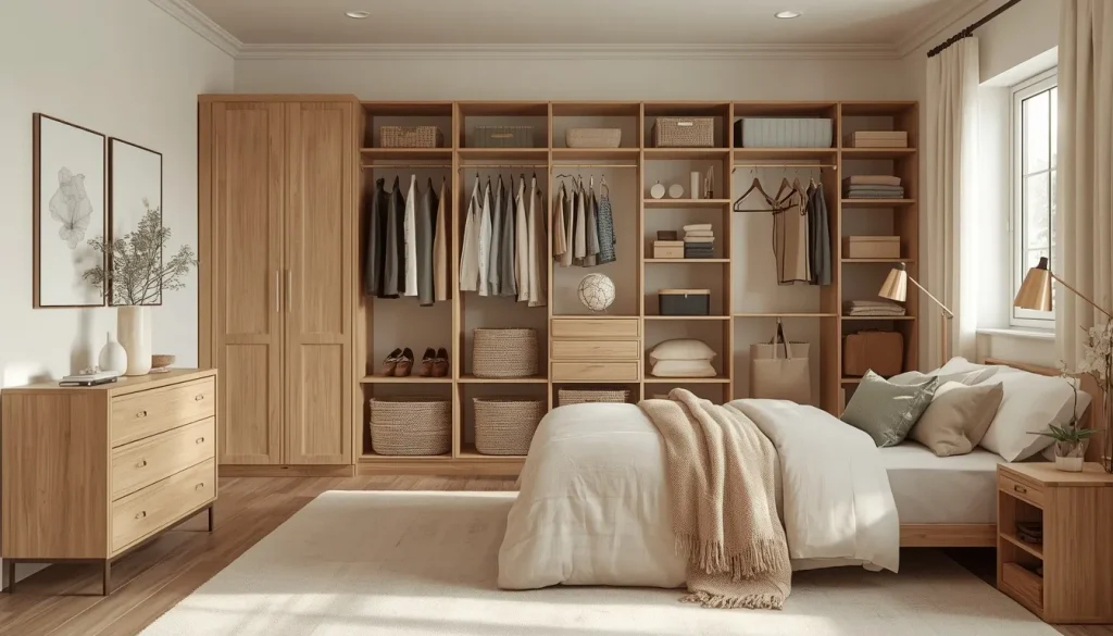 Guest Bedroom Closet Ideas Without a Closet
