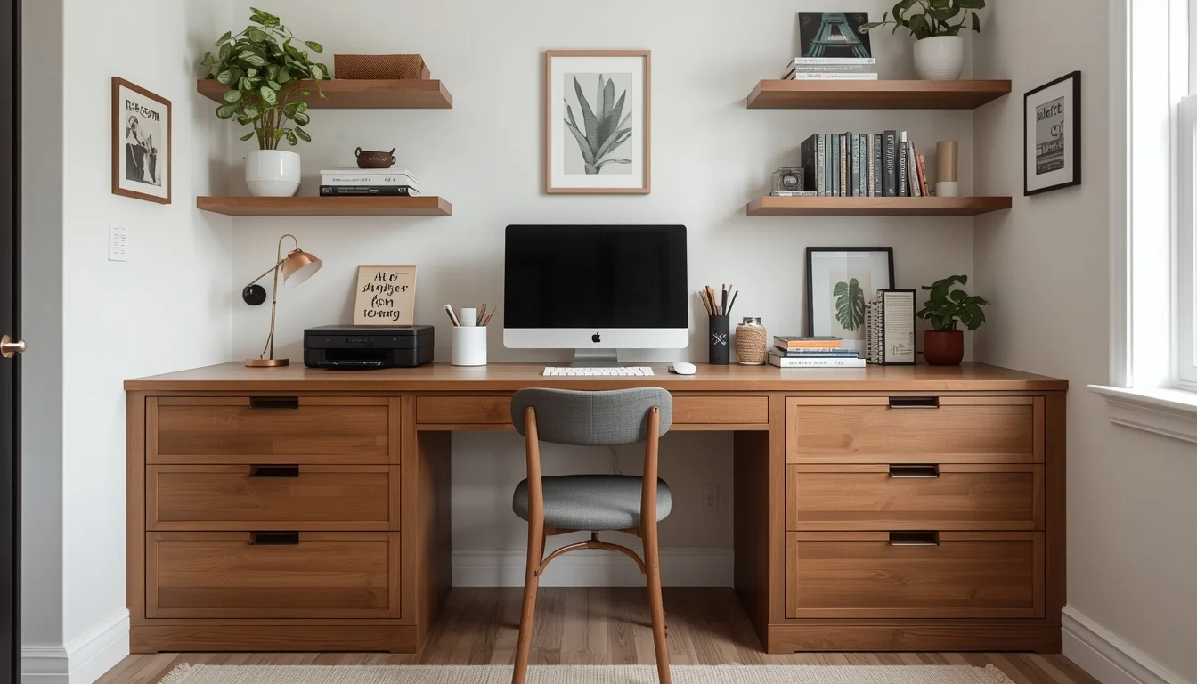 Hidden Storage Around the Desk