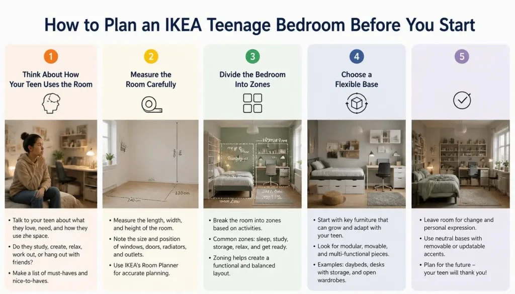 How to Plan an IKEA Teenage Bedroom Before You Start