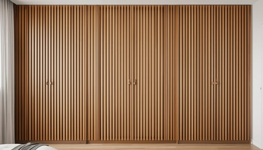 Modern Slatted Wood Doors