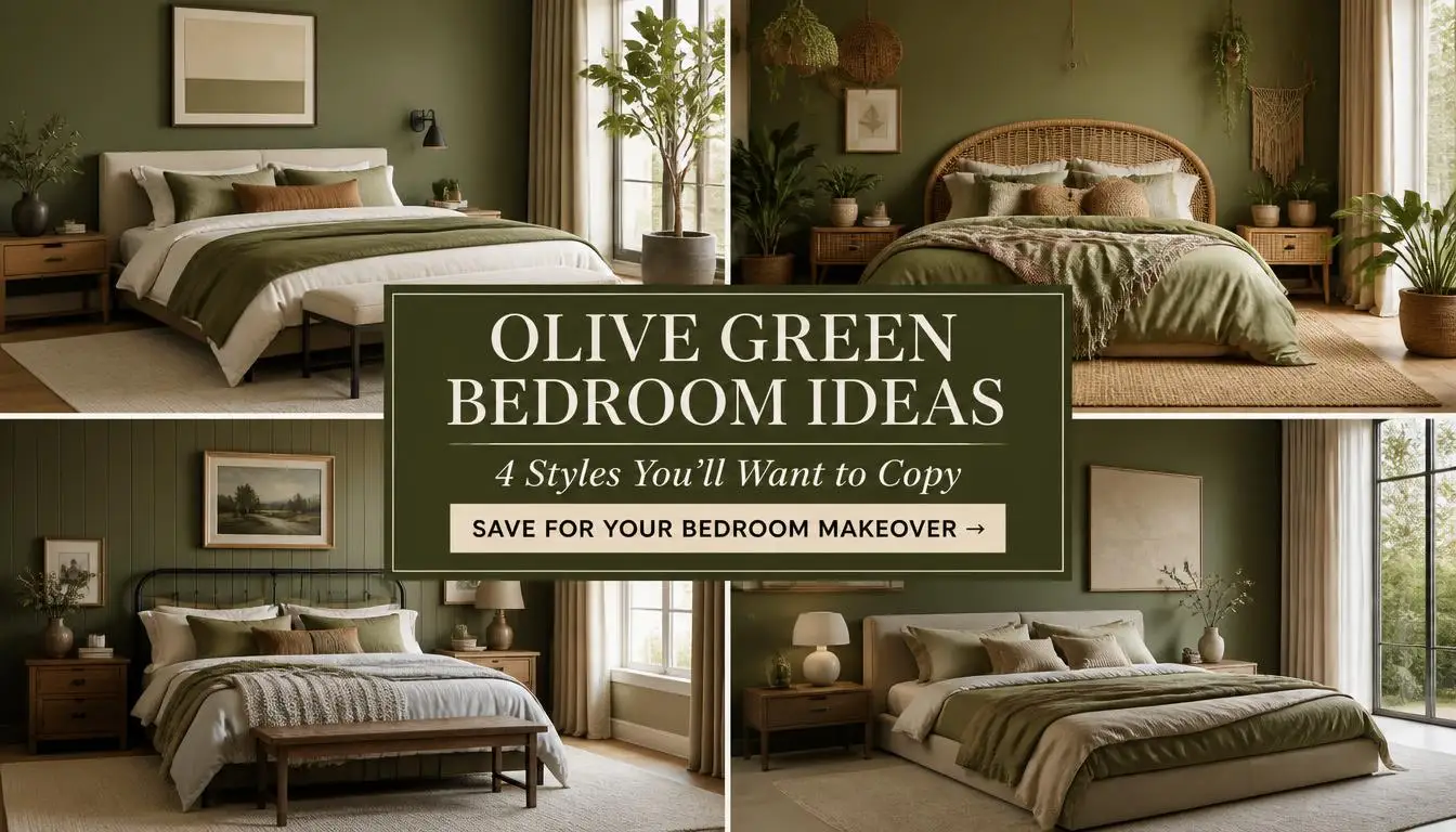 Olive Green Bedroom Ideas for Different Interior Styles