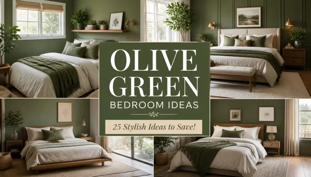 Olive Green Bedroom Ideas for Different Spaces