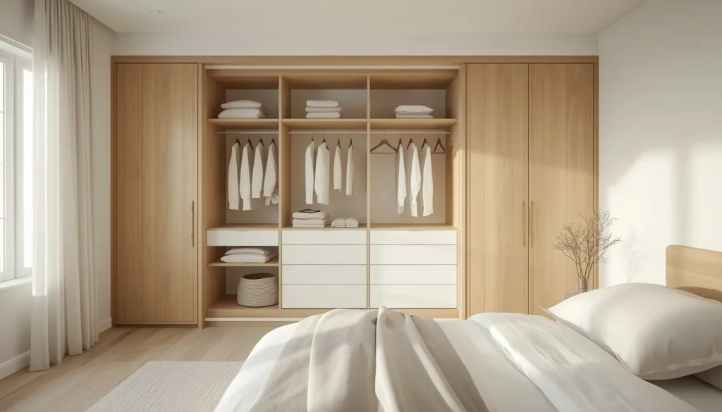 Open Closet Ideas for Bedrooms Without a Closet