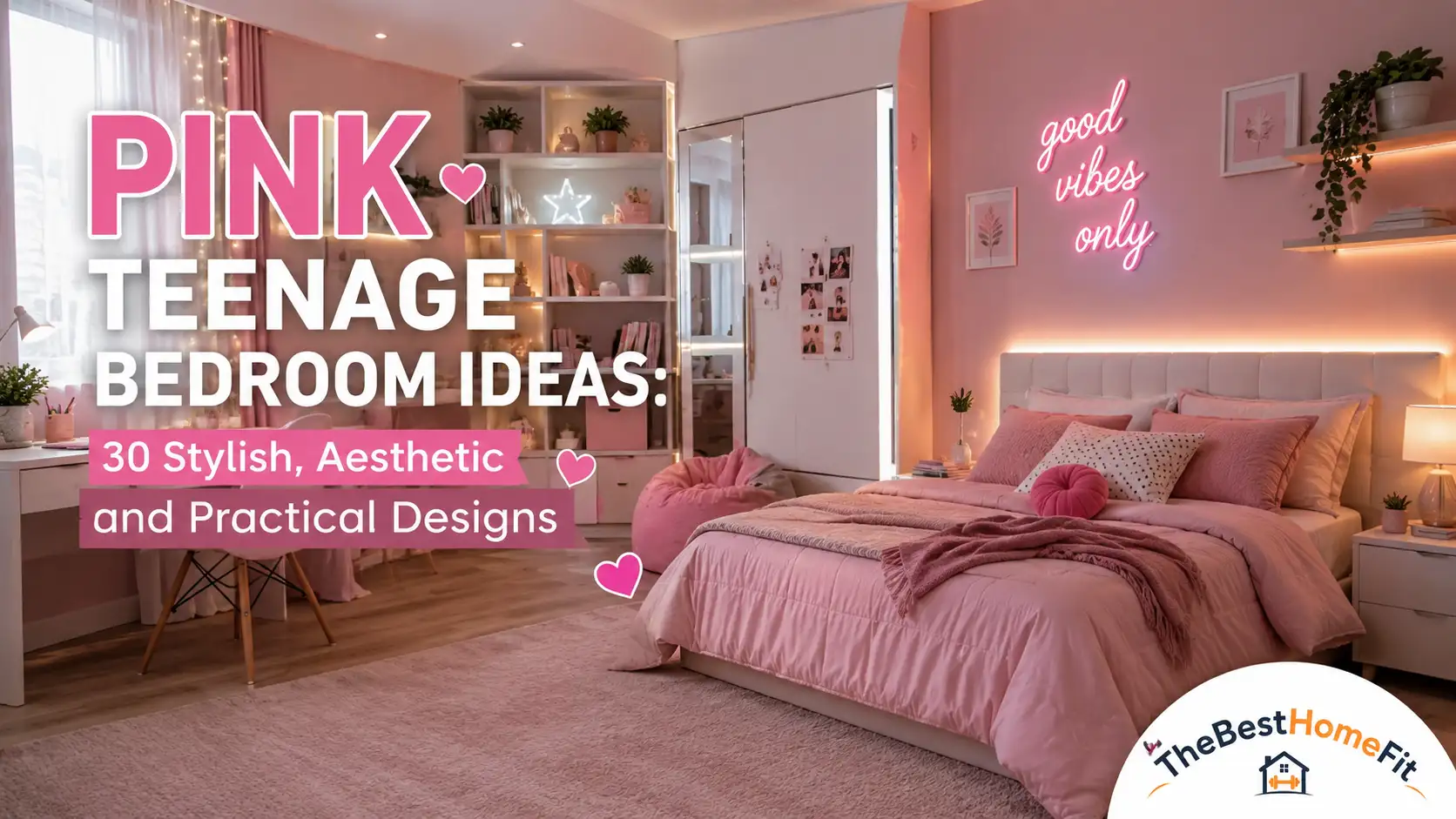 Pink Teenage Bedroom Ideas