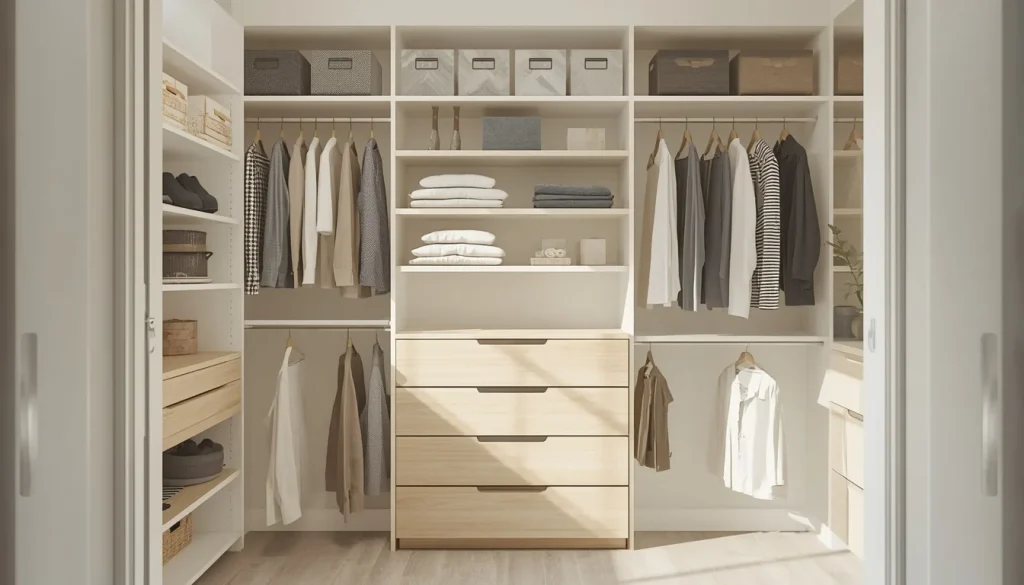 Small Bedroom Closet Shelving Ideas