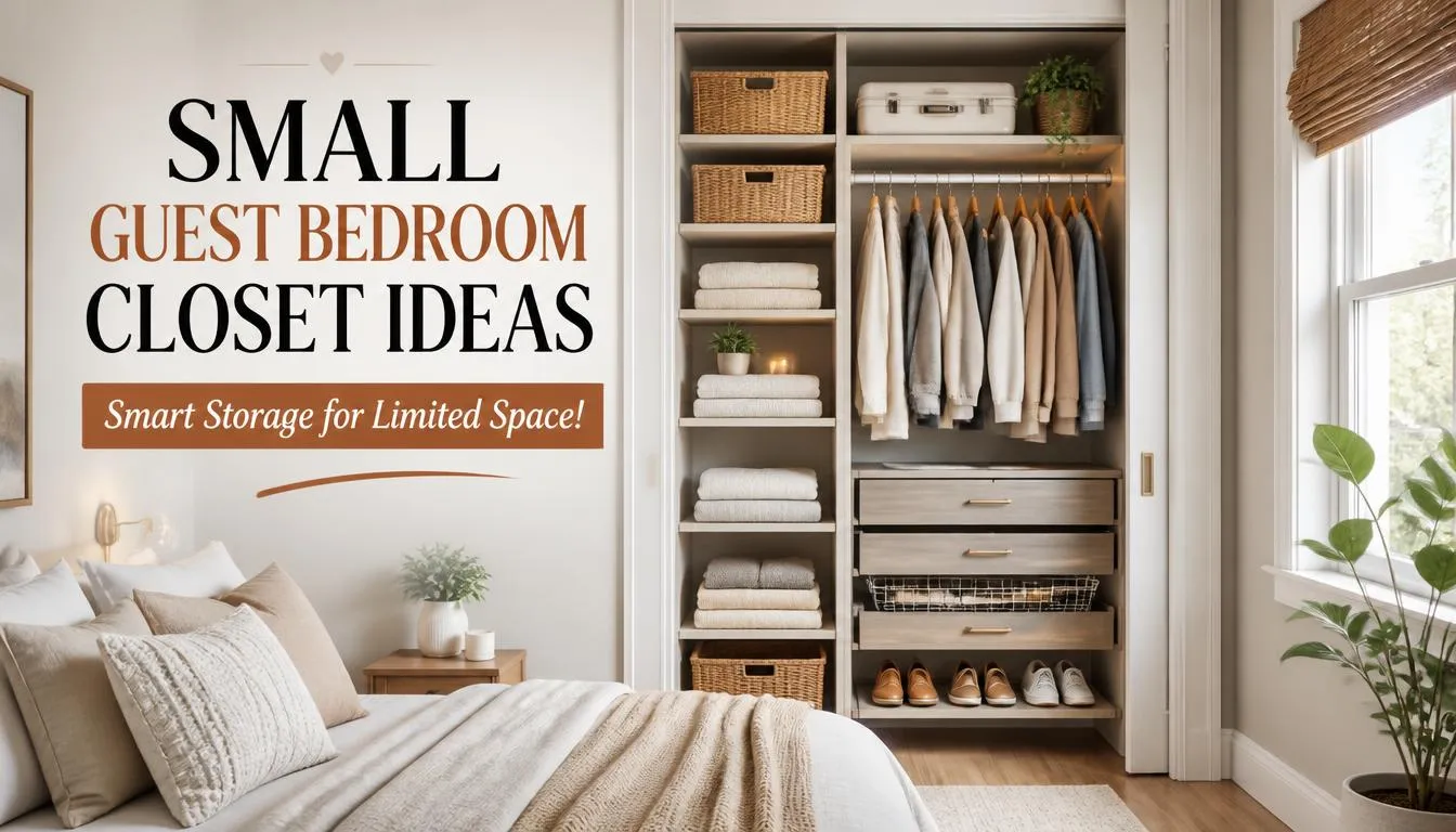 Small Guest Bedroom Closet Ideas for Limited Space