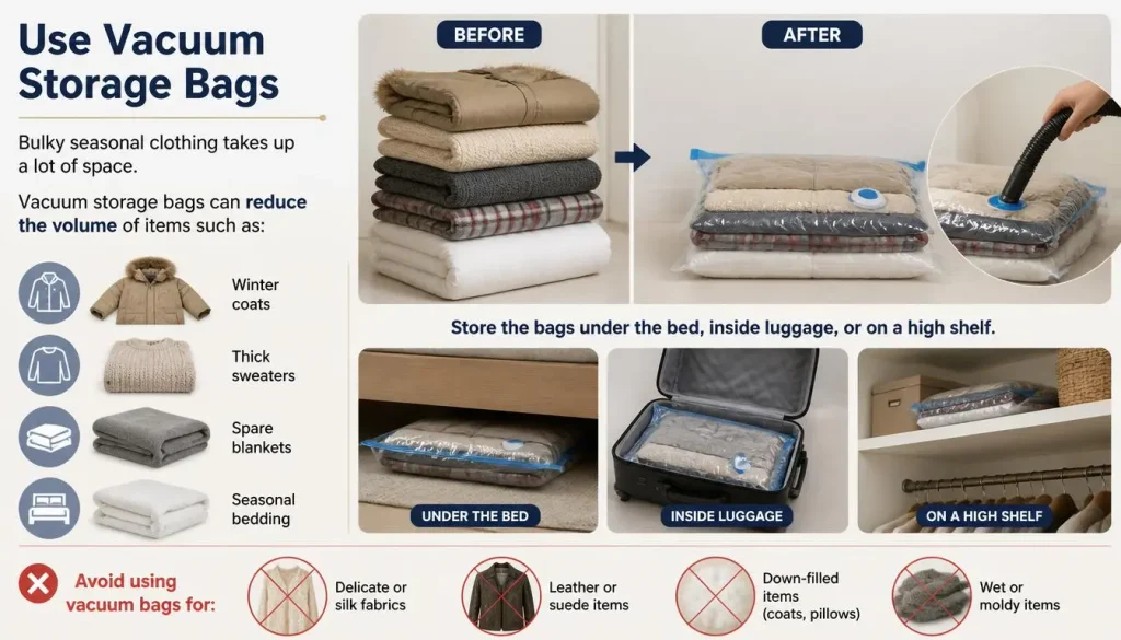 Use Vacuum Storage Bags