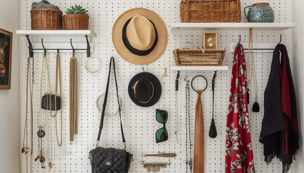 Use a Pegboard for Accessories