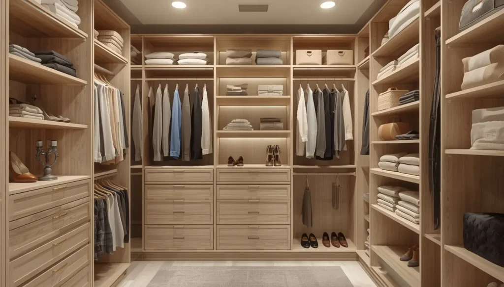 Walk-In Closet Shelving Ideas