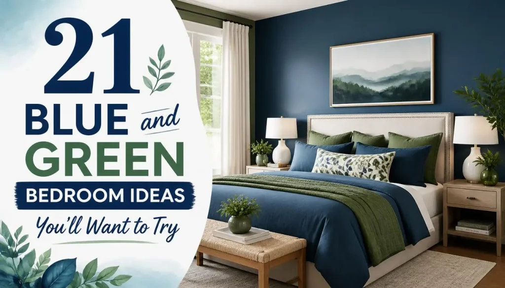 21 Blue and Green Bedroom Ideas You'll Want to Try