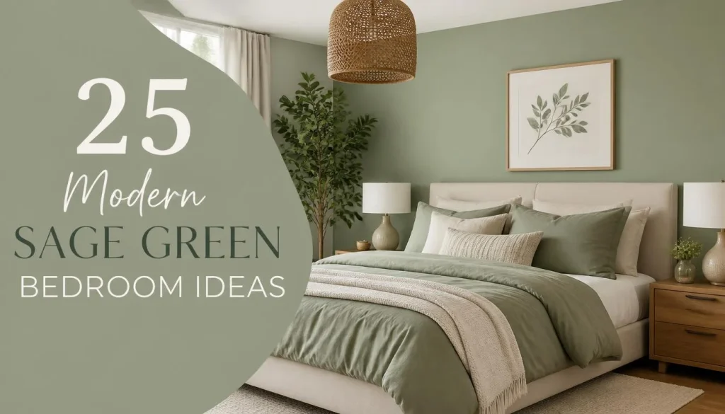 25 Modern Sage Green Bedroom Ideas