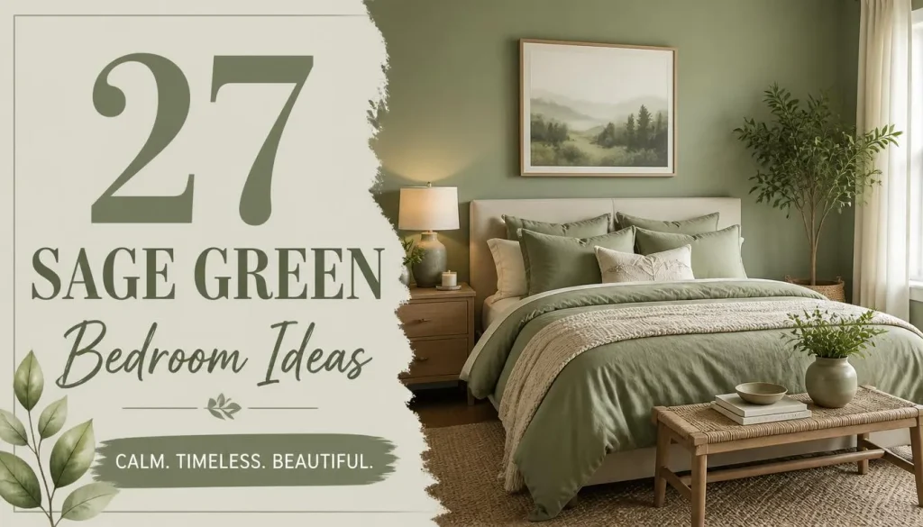 27 Sage Green Bedroom Ideas