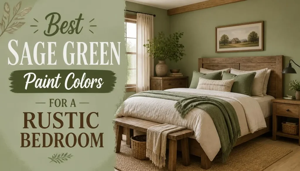 Best Sage Green Paint Colors for a Rustic Bedroom