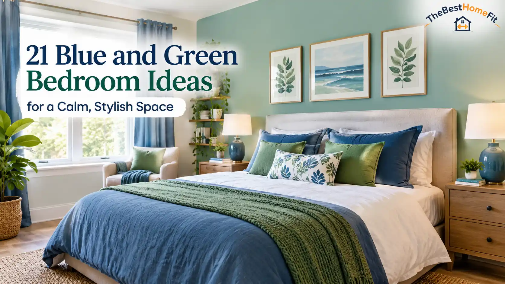 Blue and Green Bedroom Ideas
