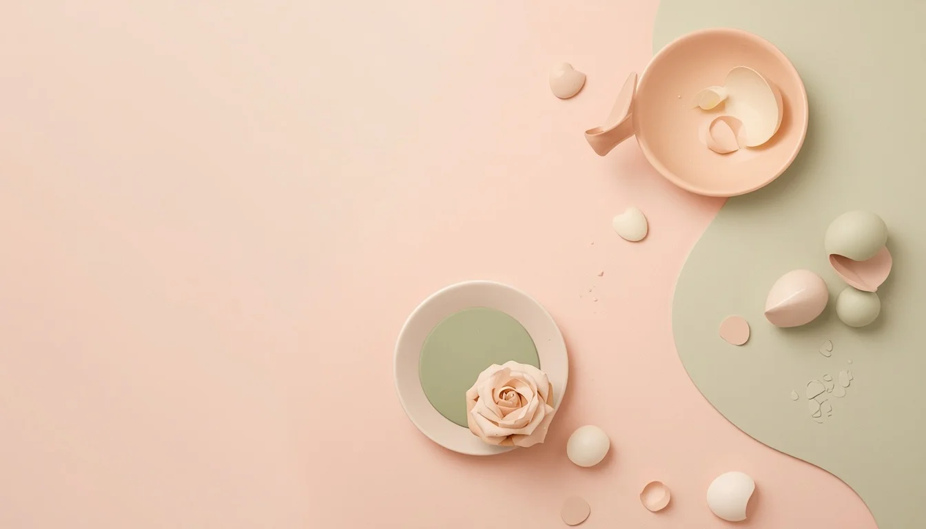 Blush Pink and Sage Green