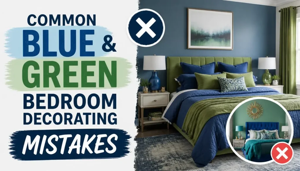 Common Blue and Green Bedroom Decorating Mistakes