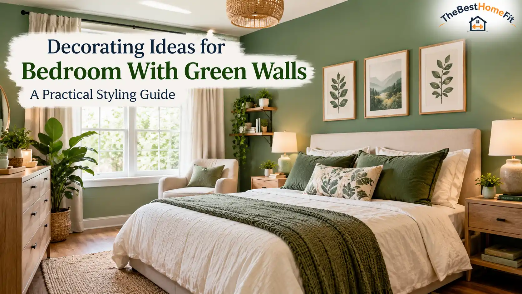 Decorating Ideas for Bedroom With Green Walls