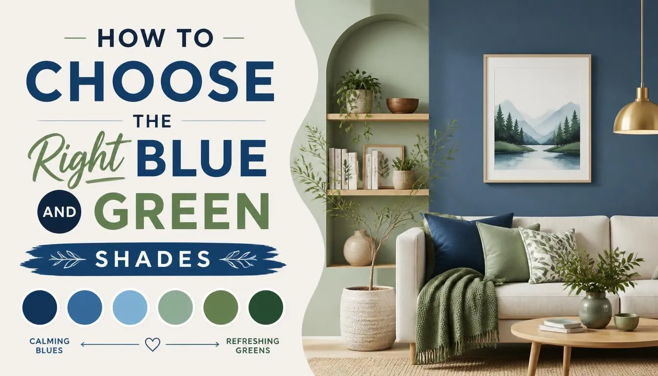 How to Choose the Right Blue and Green Shades
