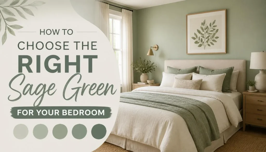 How to Choose the Right Sage Green for Your Bedroom