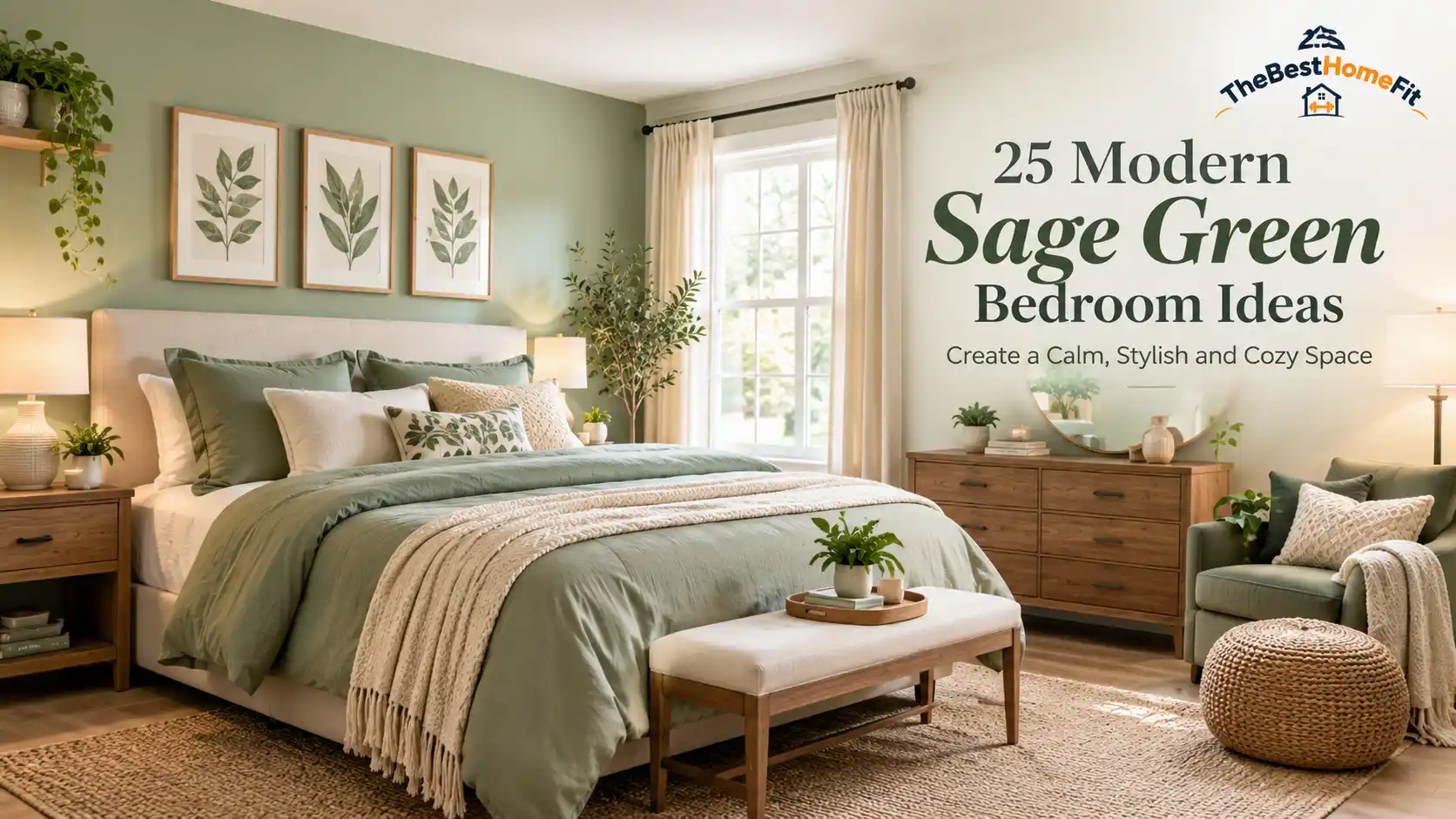 Modern Sage Green Bedroom Ideas