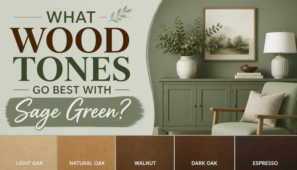 What Wood Tones Go Best With Sage Green